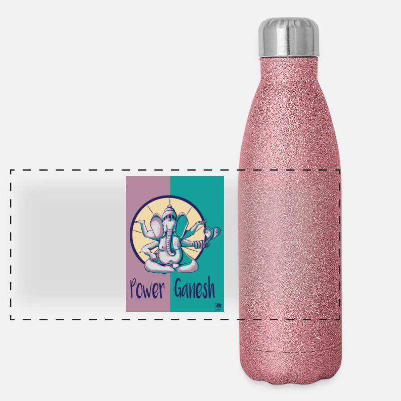 Power Ganesh Panoramic Glitter Thermal Bottle 500 ml