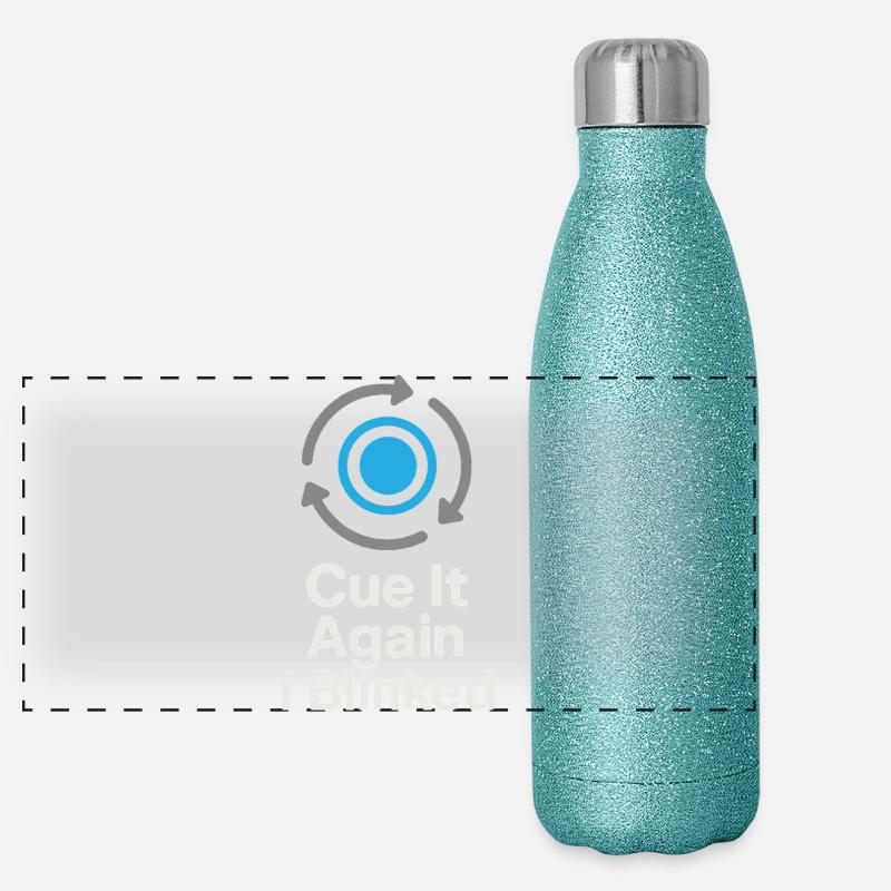 Équipe technique théâtrale Technicien de scène Son Gourde isotherme panoramique pailletée 500 ml