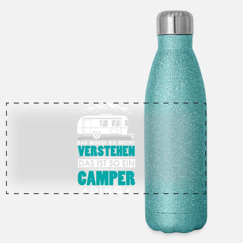 Das_musst_du_nicht_verstehen_das_ist_so_ein_Cam Panorama Glitzer Isolierflasche 500 ml