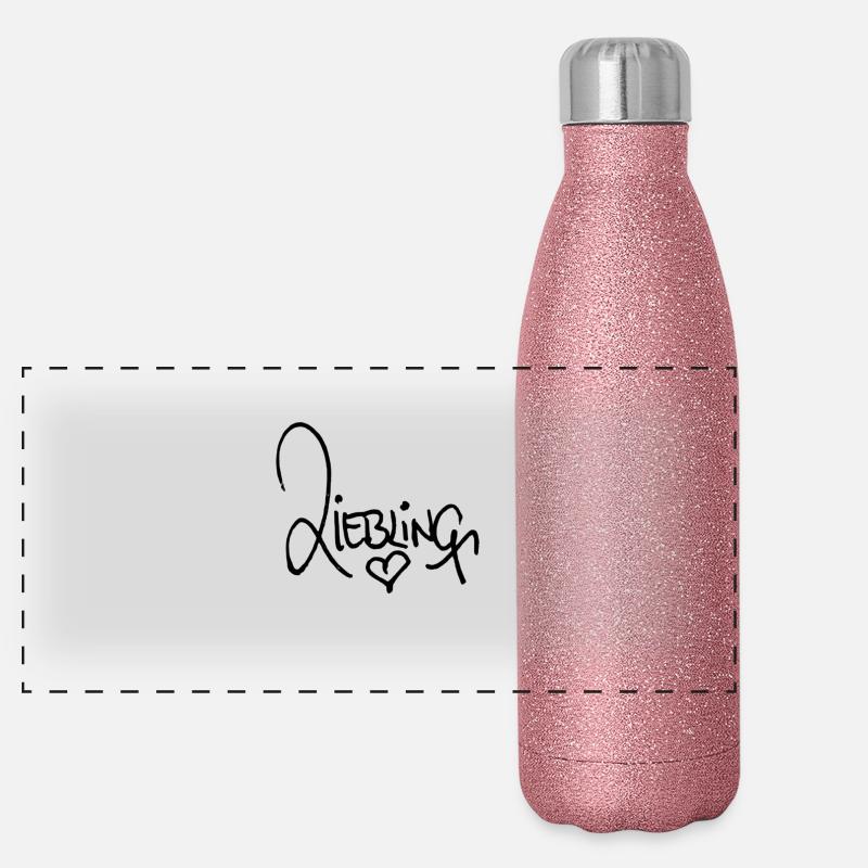 Liebling Panorama Glitzer Isolierflasche 500 ml
