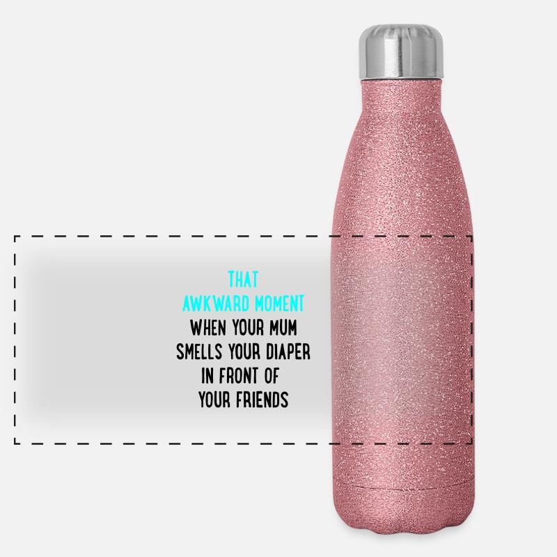 Diaper Panoramic Glitter Thermal Bottle 500 ml