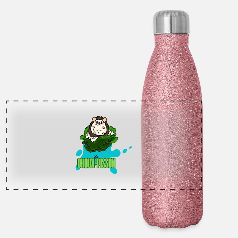Choupisson Panorama Glitzer Isolierflasche 500 ml