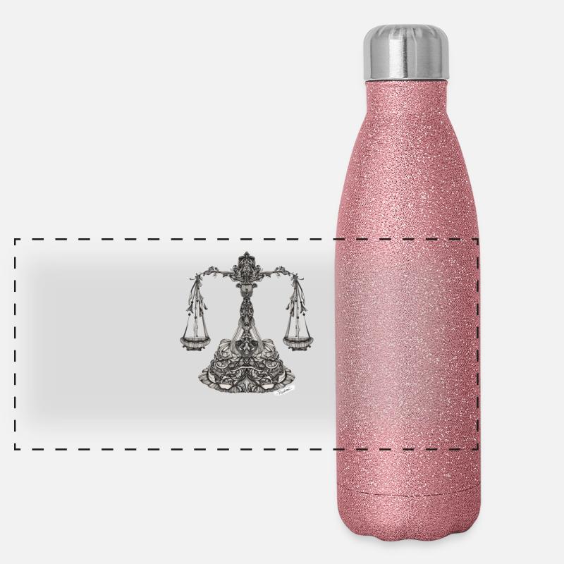 Balance Zodiac Gourde isotherme panoramique pailletée 500 ml