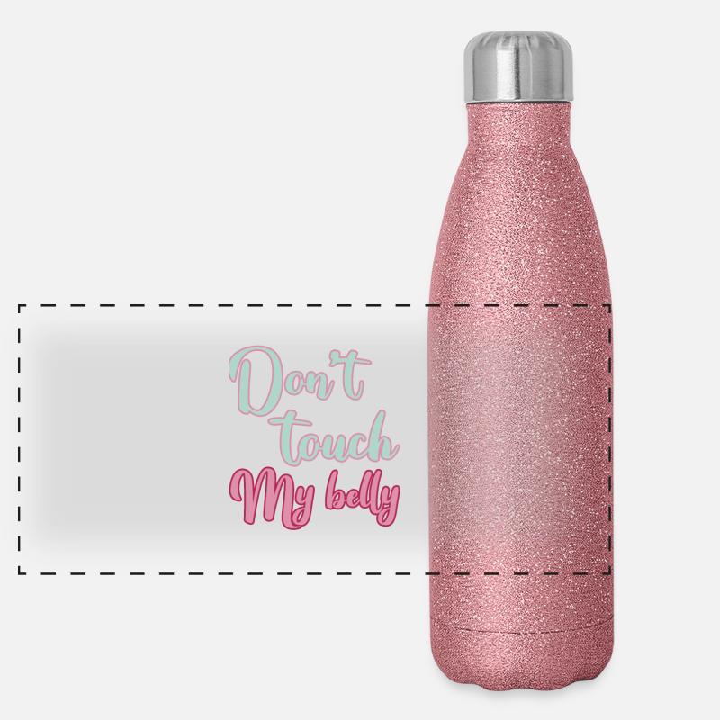 idée de cadeau naissance bébé enfant né naissance Gourde isotherme panoramique pailletée 500 ml