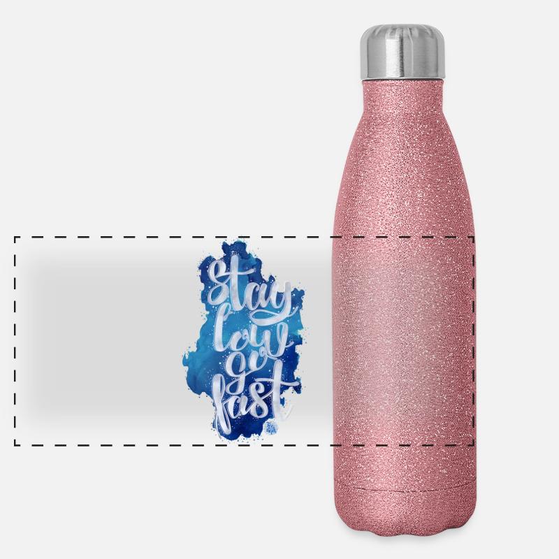 Stay low Gourde isotherme panoramique pailletée 500 ml