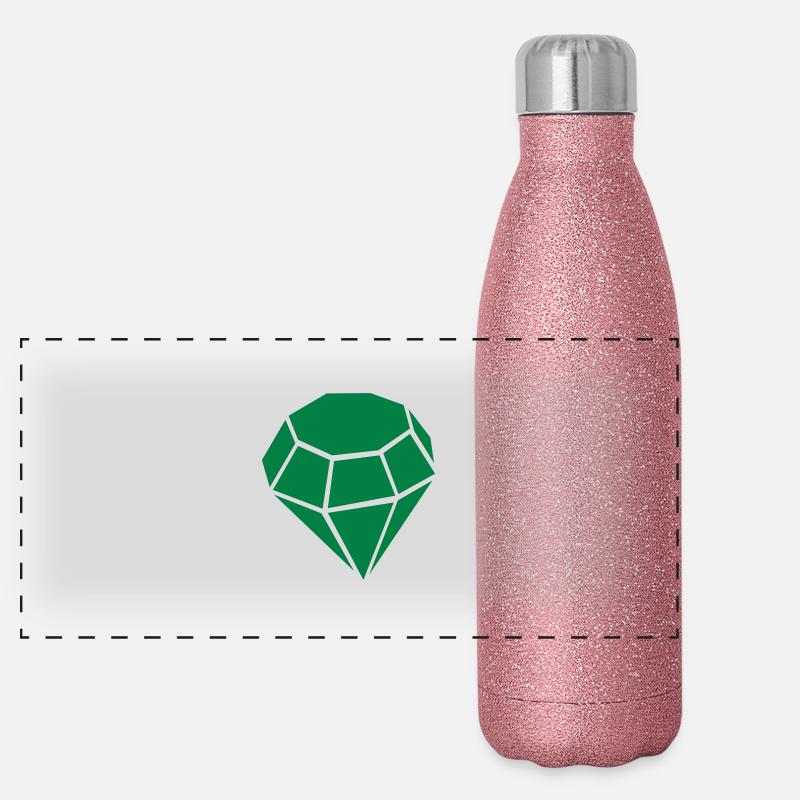 Diamant Gourde isotherme panoramique pailletée 500 ml
