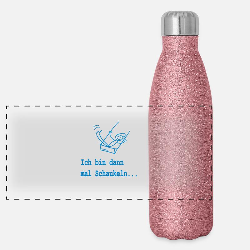 Schaukeln Panorama Glitzer Isolierflasche 500 ml
