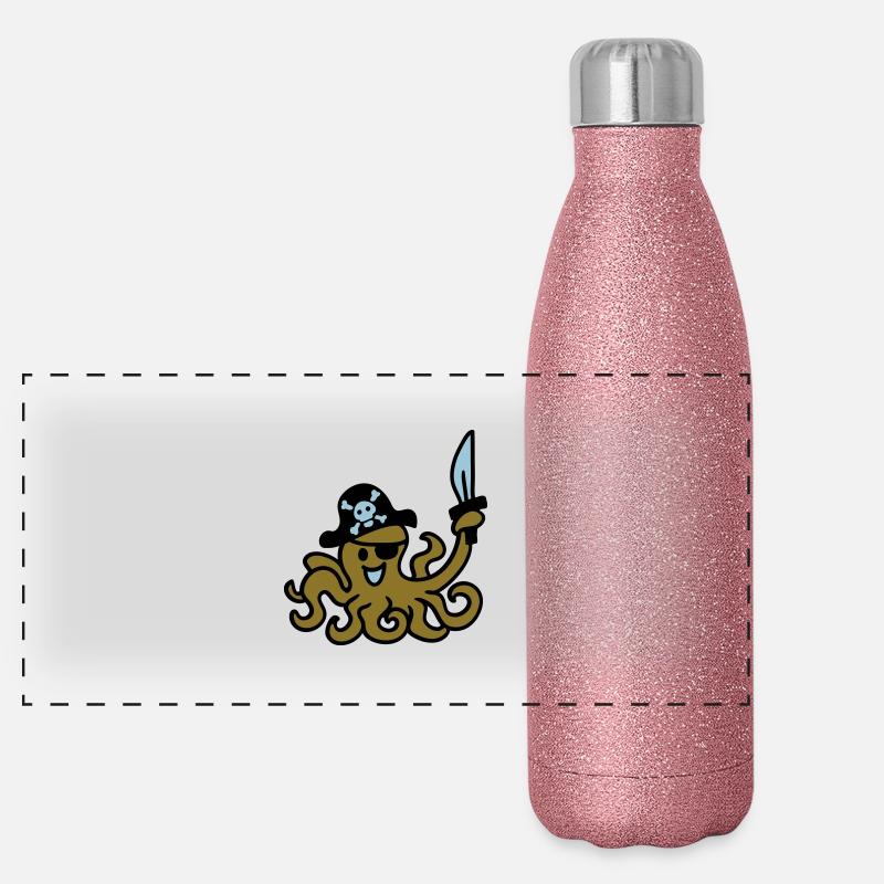 Pirat Otkopus 3 Panorama Glitzer Isolierflasche 500 ml