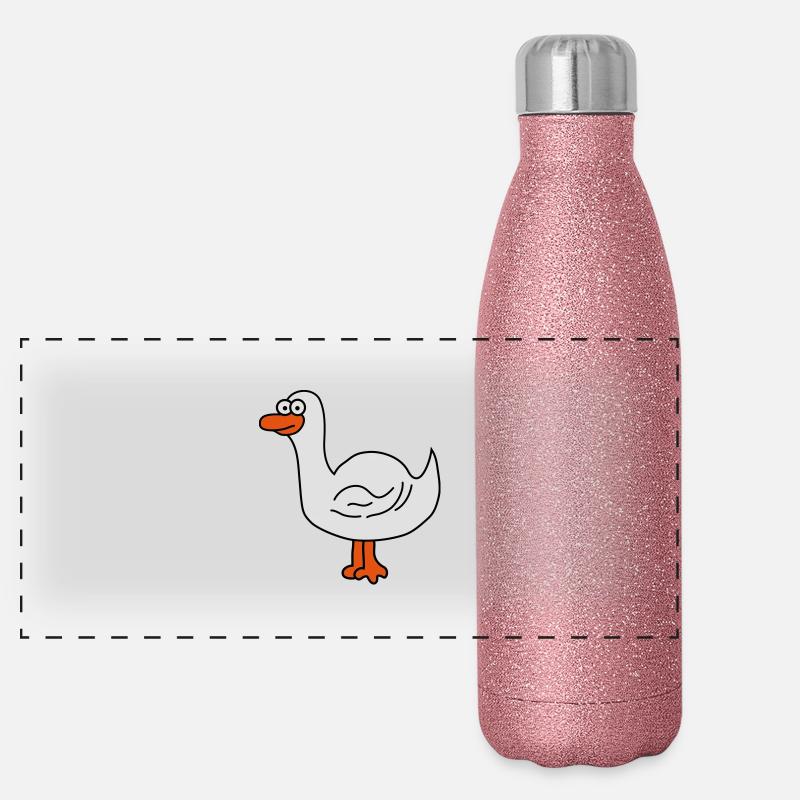 Duck Panoramic Glitter Thermal Bottle 500 ml
