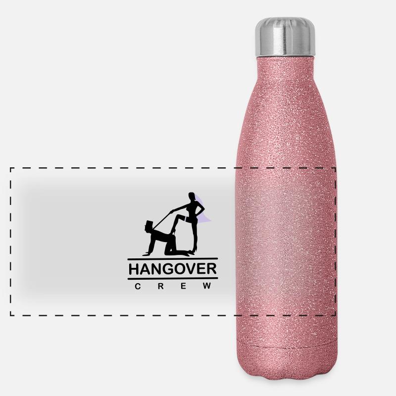 hangover 103 2c Panorama Glitzer Isolierflasche 500 ml