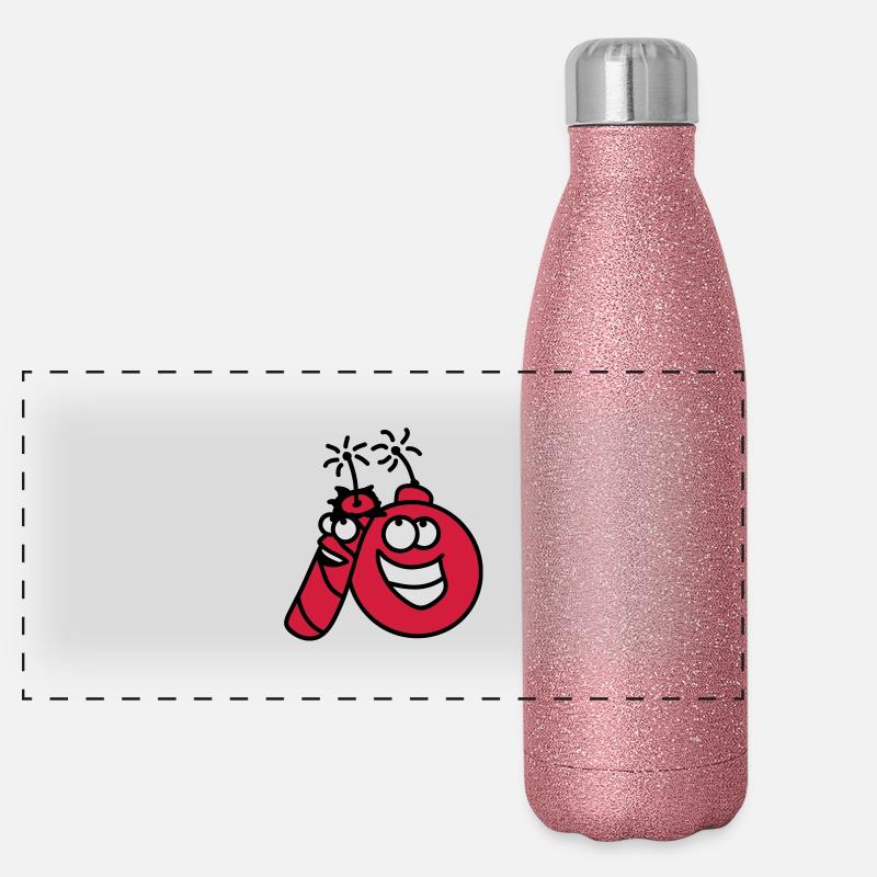 explosive Panorama Glitzer Isolierflasche 500 ml