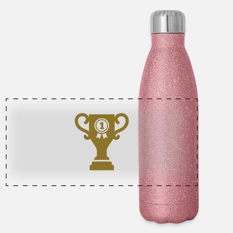 Pokal Panorama Glitzer Isolierflasche 500 ml