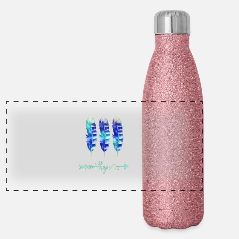 Hope Panorama Glitzer Isolierflasche 500 ml