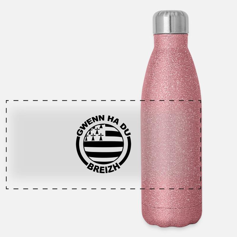Gwenn ha Du Gourde isotherme panoramique pailletée 500 ml