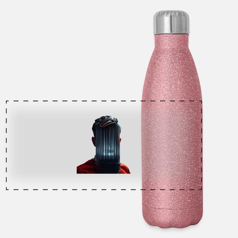 L’homme et la machine Gourde isotherme panoramique pailletée 500 ml