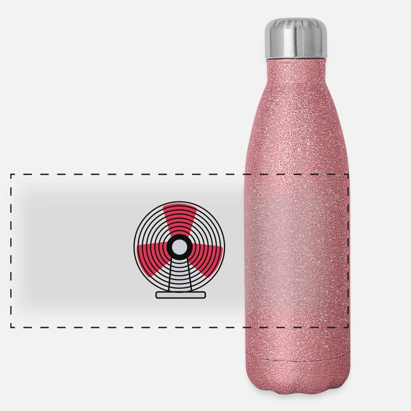 fan Gourde isotherme panoramique pailletée 500 ml