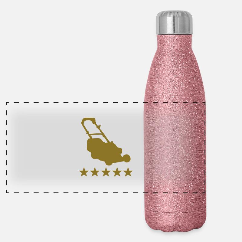 lown mower deluxe Panoramic Glitter Thermal Bottle 500 ml