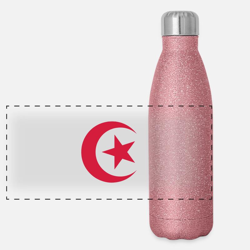 tunisia Panoramic Glitter Thermal Bottle 500 ml
