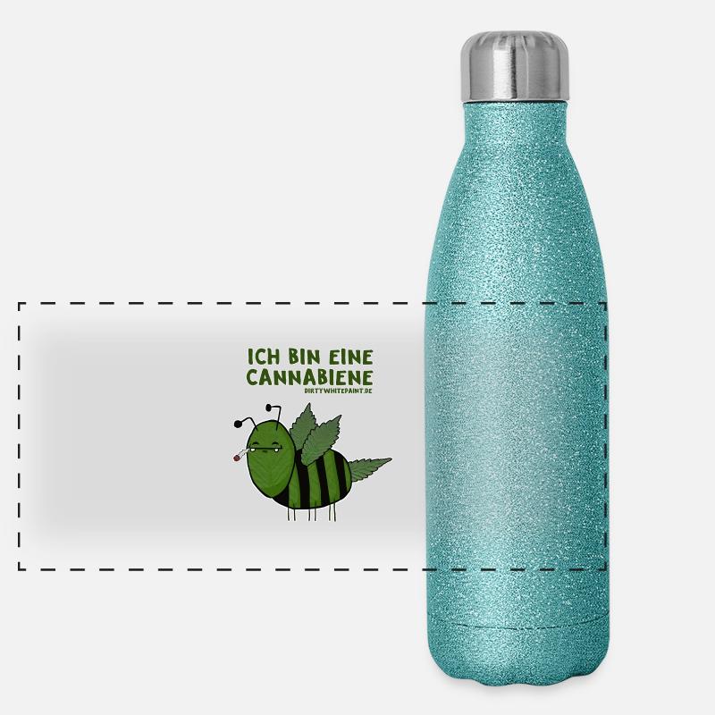 Cannabiene MP Panorama Glitzer Isolierflasche 500 ml