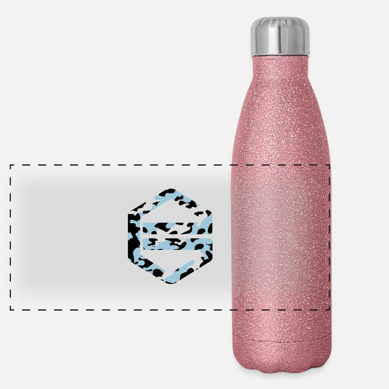 FC Groningen Panorama Glitzer Isolierflasche 500 ml