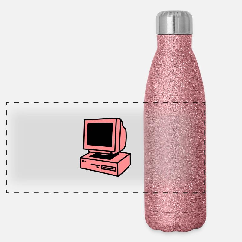 Computer Panoramic Glitter Thermal Bottle 500 ml