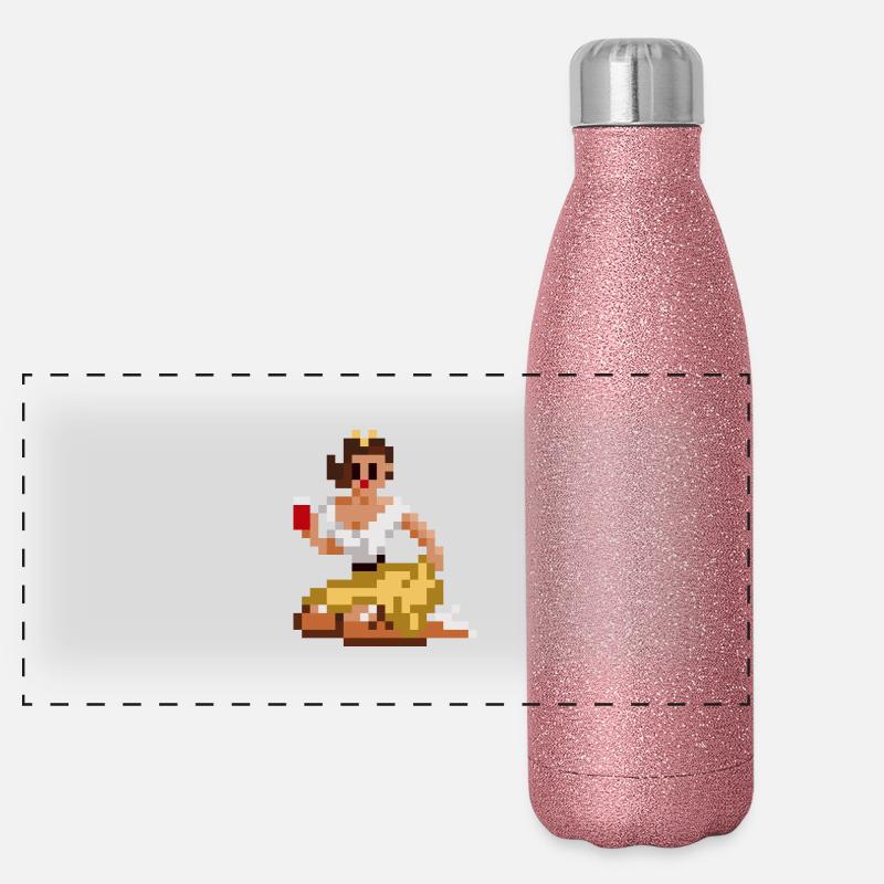 pixel pinup Panorama Glitzer Isolierflasche 500 ml