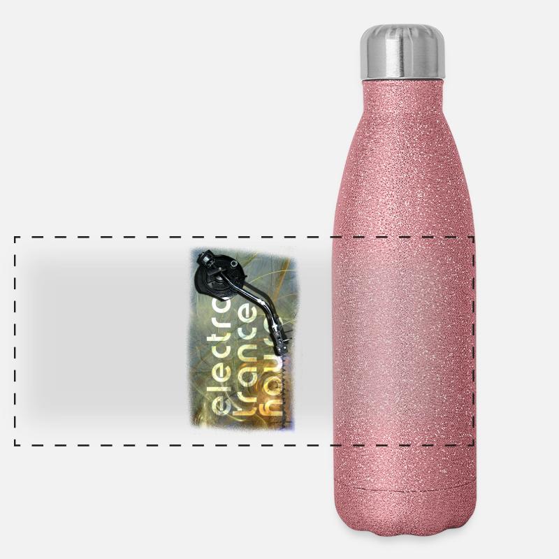 maison electro trance Gourde isotherme panoramique pailletée 500 ml