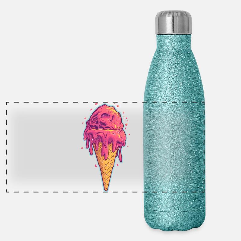 Eiscreme Eis Panoramic Glitter Thermal Bottle 500 ml