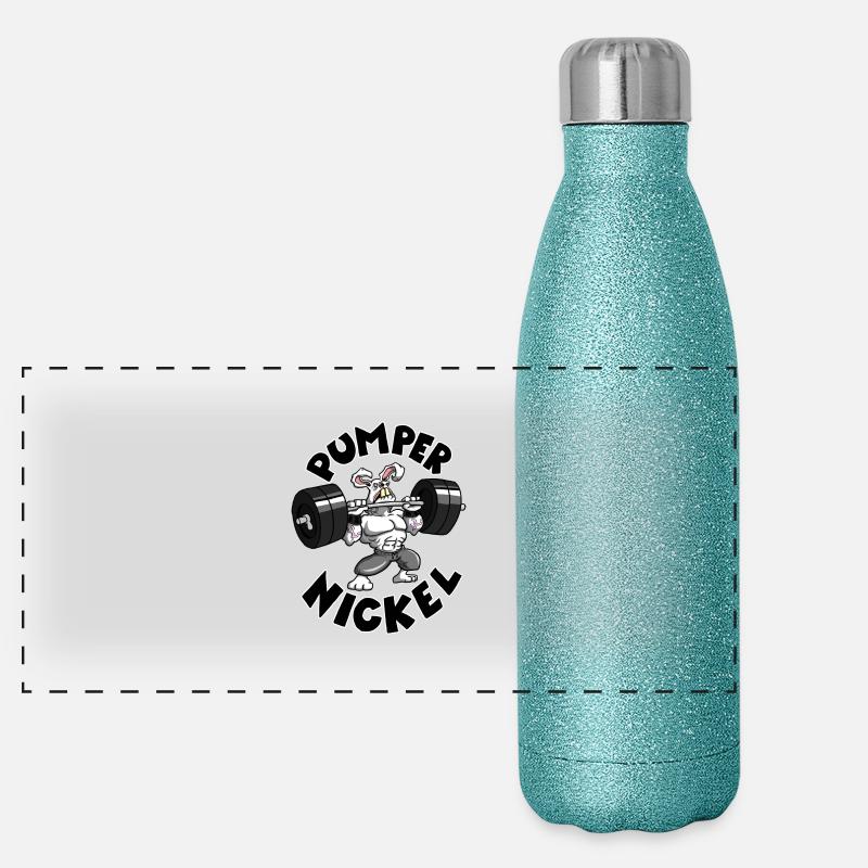 Pumpernickel Panorama Glitzer Isolierflasche 500 ml