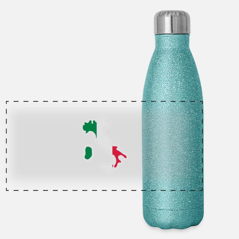 italy_map Gourde isotherme panoramique pailletée 500 ml