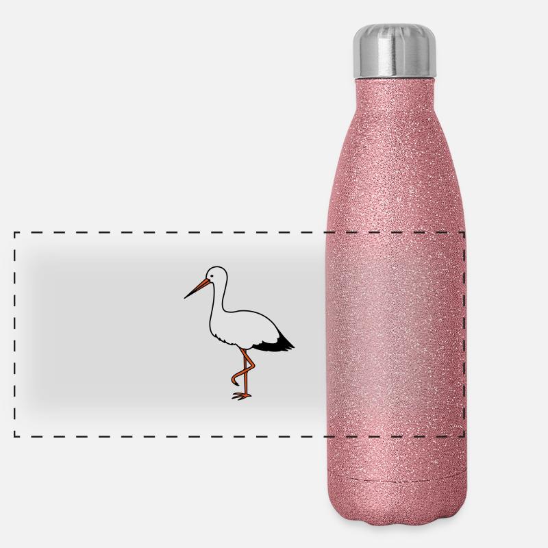storch Panorama Glitzer Isolierflasche 500 ml