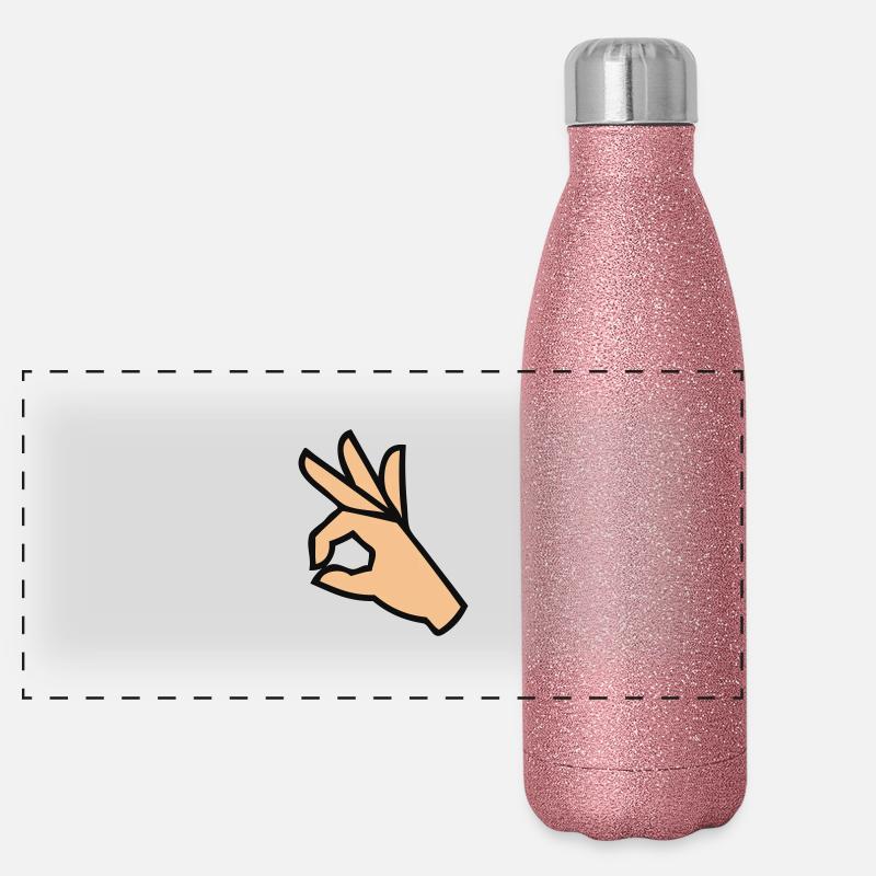 Prima Panorama Glitzer Isolierflasche 500 ml