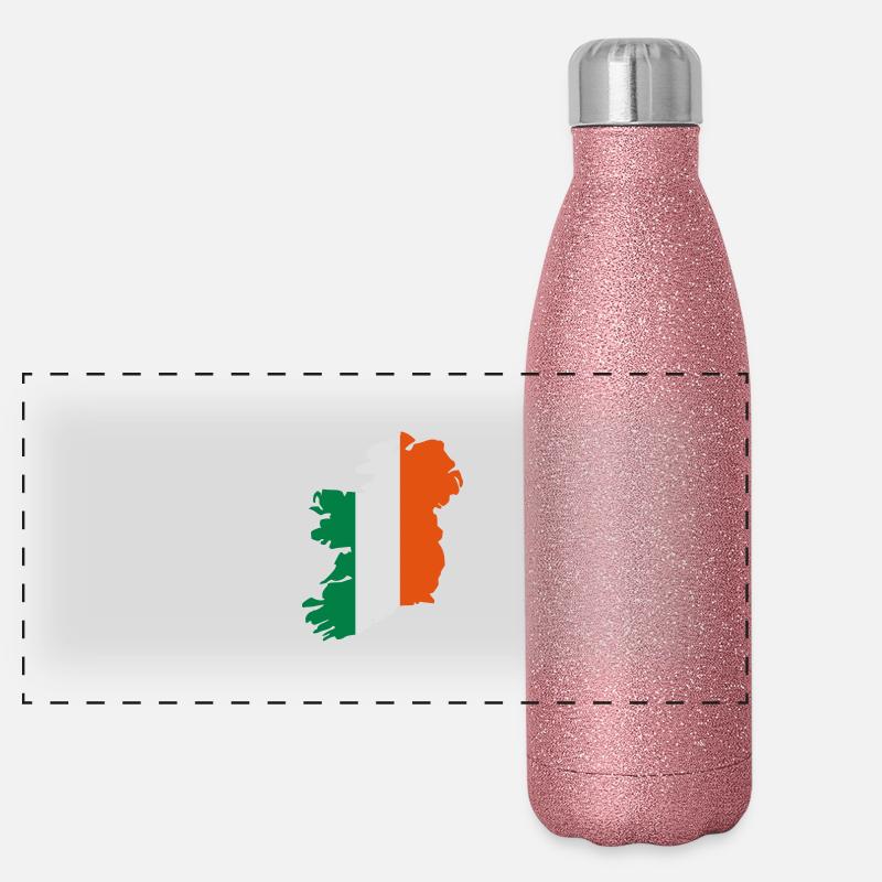 Irland Panorama Glitzer Isolierflasche 500 ml