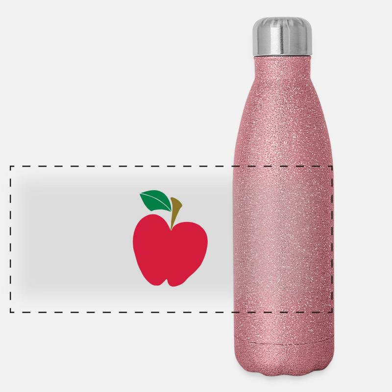 apple Panoramic Glitter Thermal Bottle 500 ml