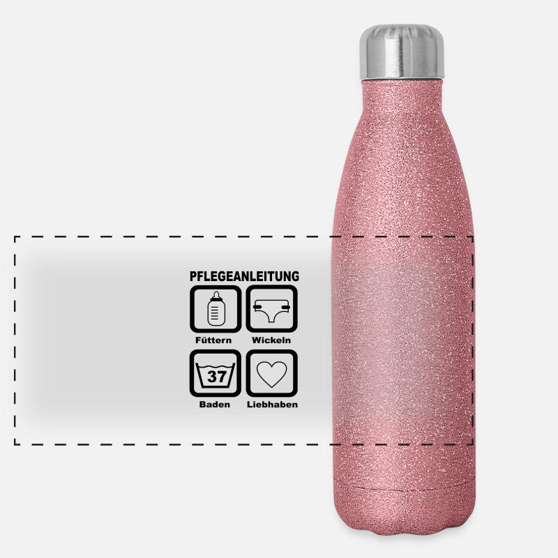 Baby Panorama Glitzer Isolierflasche 500 ml