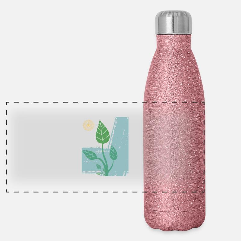 Organic Panorama Glitzer Isolierflasche 500 ml