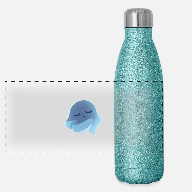 Schlafender Blaugeist Traum Gourde isotherme panoramique pailletée 500 ml