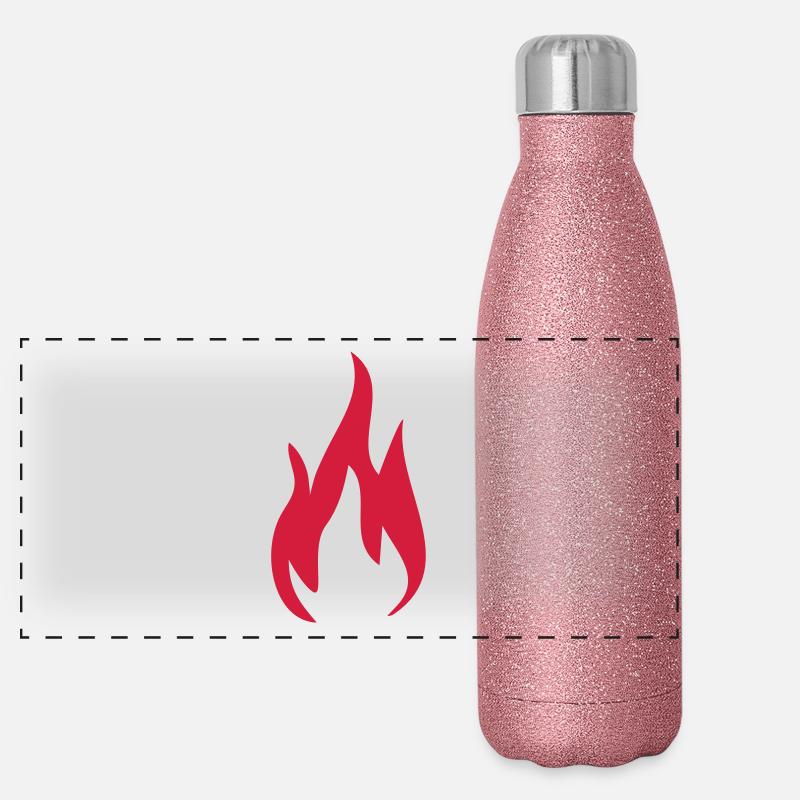 Fire Fire Fire 1c Panoramic Glitter Thermal Bottle 500 ml