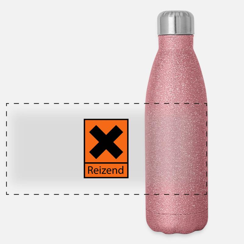 Reizend Panorama Glitzer Isolierflasche 500 ml