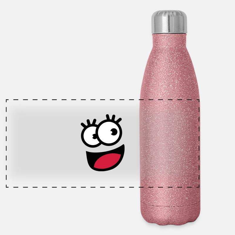 funnyface Gourde isotherme panoramique pailletée 500 ml