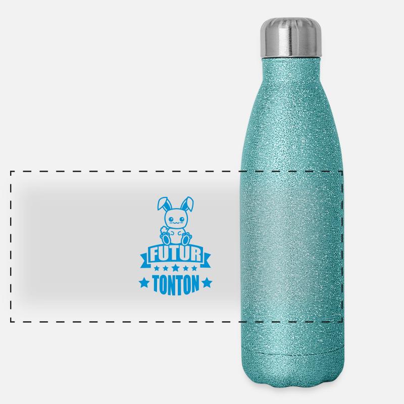 annonce grossesse futur tonton Gourde isotherme panoramique pailletée 500 ml