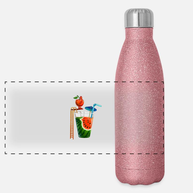 Watermelonpool Panorama Glitzer Isolierflasche 500 ml