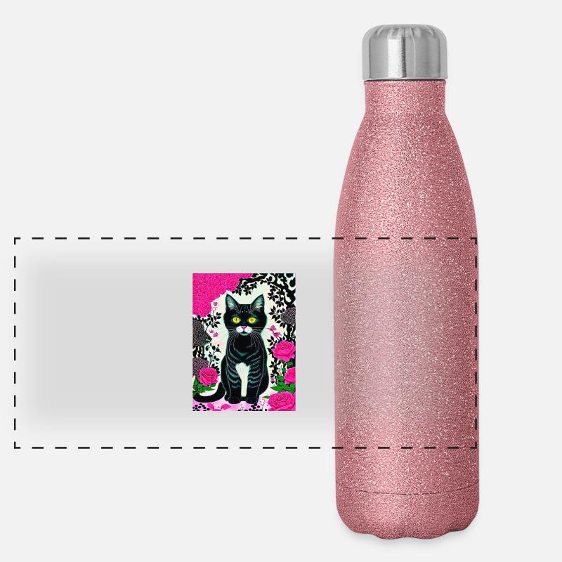 kittybluedeluxe Panoramic Glitter Thermal Bottle 500 ml