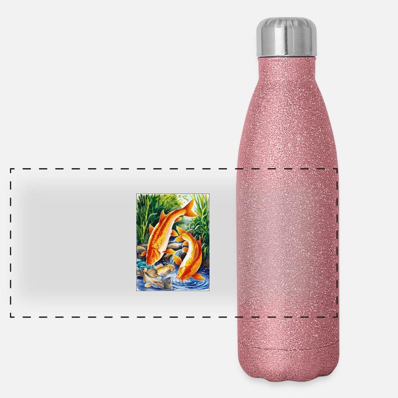 Carp Panoramic Glitter Thermal Bottle 500 ml