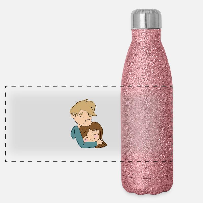 Cuddle Overload Panorama Glitzer Isolierflasche 500 ml