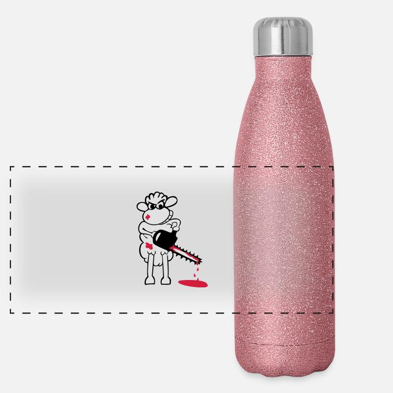 Chainsaws - Sheep Panoramic Glitter Thermal Bottle 500 ml