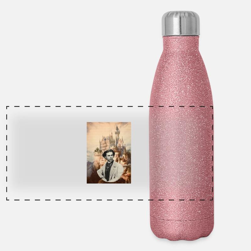Ludwig at Schloss Falkenstein Panorama Glitzer Isolierflasche 500 ml