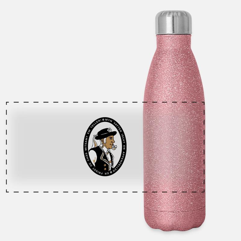 Appenzeller Panorama Glitzer Isolierflasche 500 ml