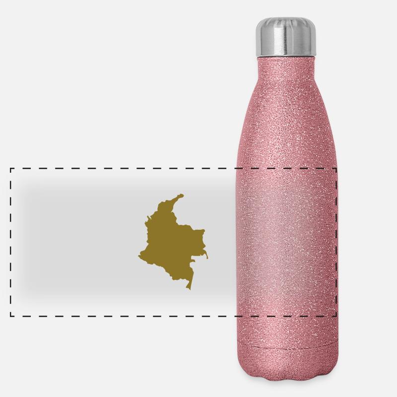 Colombia Gourde isotherme panoramique pailletée 500 ml