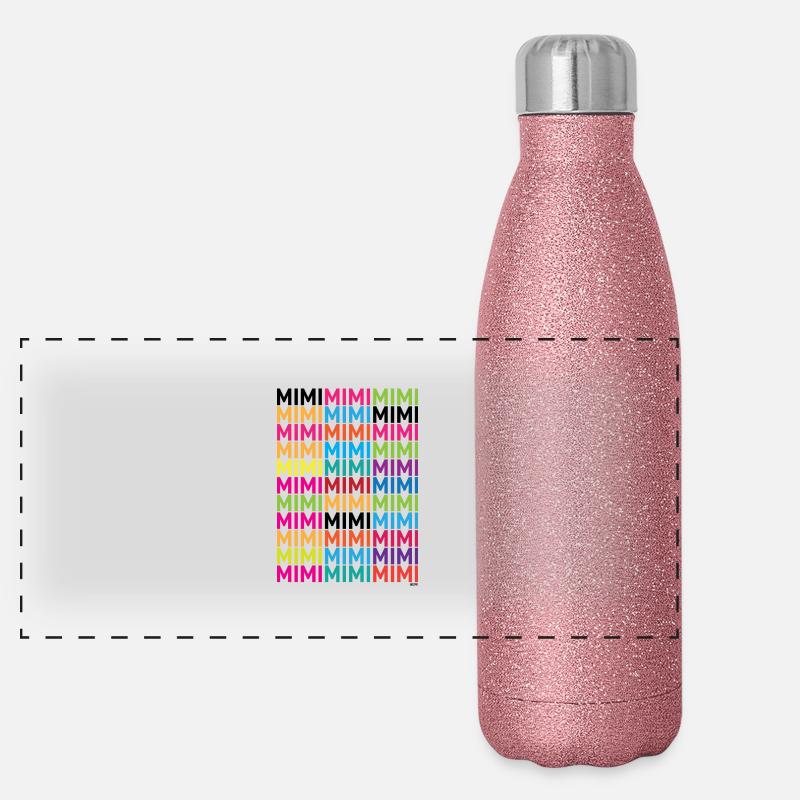 mimimimi17 Panorama Glitzer Isolierflasche 500 ml